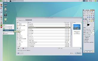 An example of a WIMP GUI